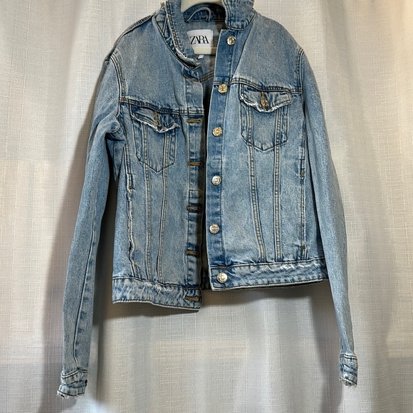 Zara Jackets & Coats Zara Oversized Denim Jacket Poshmark